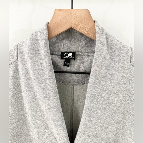 Cable & Gauge One Button Vest Gray Size Large - Picture 4 of 5